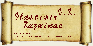 Vlastimir Kuzminac vizit kartica